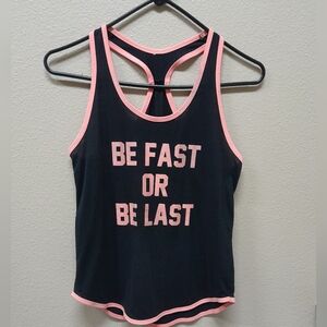 Women's Black & Orange Tank Top Size:Small  Forever 21